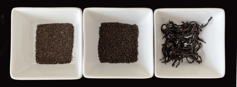 Three types of tea leaf quality new new